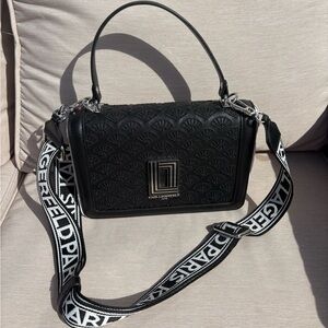 Karl Lagerfeld Simone Leather Handbag